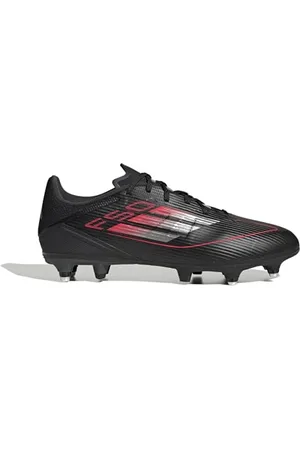 adidas Unisex F50 League Football Boots Soft Ground Fußballschuhe, core Black/Iron met./Lucid red