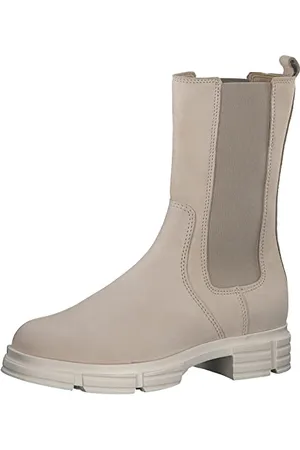 QS by s.Oliver Chelsea-Stiefel 5-5-25488-29 Beige Red Label