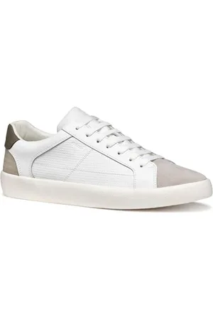 Geox Herren U AFFILE A Sneaker, White/Military, 45 EU