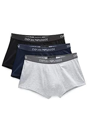 Emporio Armani Herren 3-Pack Boxer Pure Cotton Retroshorts, , L (3er Pack)