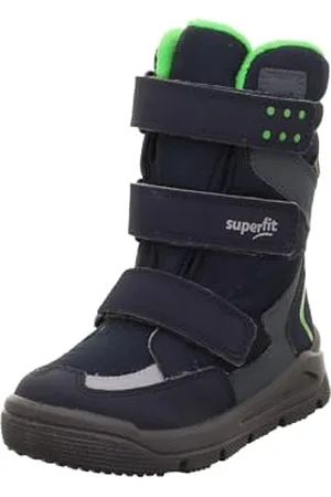 Superfit Jungen MARS warm gefütterte Gore-Tex Stiefel, BLAU/GRÜN 8000