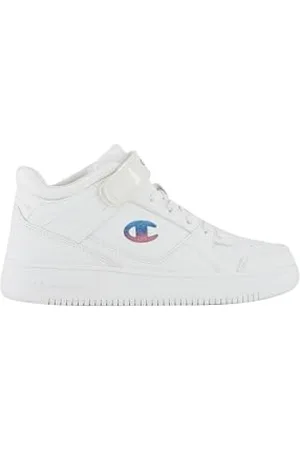 Champion Mädchen Rebound Vintage Mid G Gs Sneakers, Bianco Ww001, 39 EU