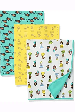 Amazon Disney | Marvel | Star Wars | Princess Unisex Baby Wickeltücher, 3er-Pack, , Einheitsgröße