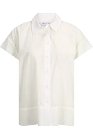 Tamaris Damen Halbarm Sommer Bluse ALMADA Weiß 40
