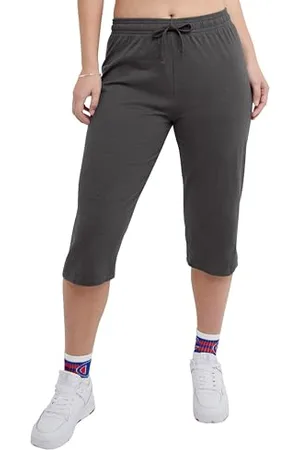 Champion Damen Everyday Baumwolle Capris Kordelzug Cropped Sweatpants Damen Caprihose 45,7 cm, , XX-Large