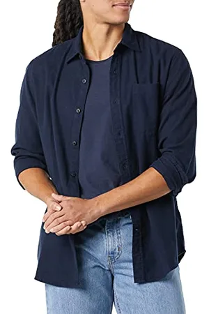 Amazon Herren Langarmhemd aus Flanell (in Übergröße erhältlich), , XXL