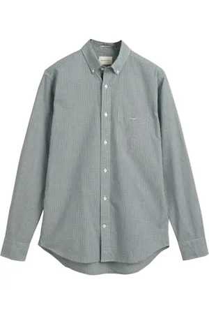GANT Herren REG POPLIN Micro Gingham Shirt Hemd, , XXL