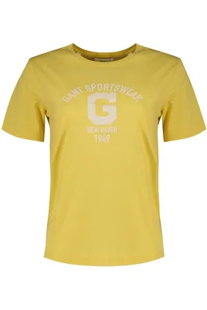 GANT Damen REG Logo SS T-Shirt, , XS