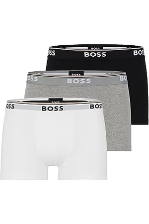 HUGO BOSS Herren 3er-Pack Shorts aus Stretch-Baumwolle mit normaler Passform Badehose, , Small