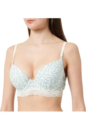 Women secret Damen Gorgeous Push Up Baumwolle Blumen BH, , 75C