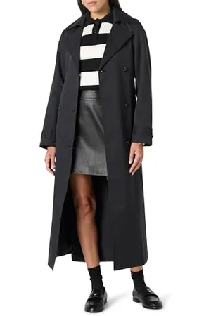 THE DROP Emilia Elongated Trench Trenchcoats, , M