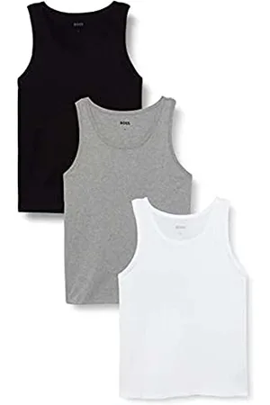 HUGO BOSS Herren Tank Top, 3er Pack Classic, Sortiert 999, S