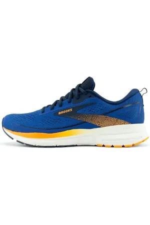 Brooks Herren Trace 3 Sneaker, Blue/Peacoat/Orange, 43 EU
