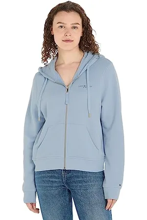 Tommy Hilfiger Damen Hoodie mit Reißverschluss Zipper, , M