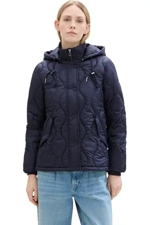 TOM TAILOR Damen 1041487 Quilted Lightweight Steppjacke, 10668-Sky Captain Blue, S