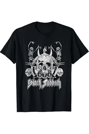 Black Sabbath 666 Totenköpfe T-Shirt