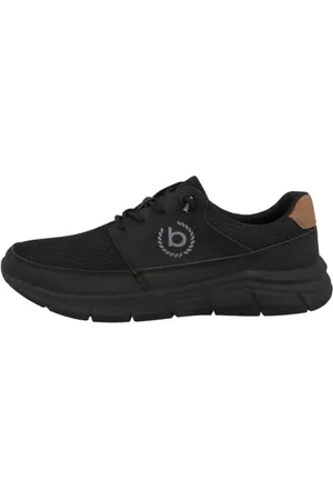 Bugatti Sneaker aus Mesh, amtungsaktiver Turnschuh, elastische Schnürsenkel, , 44 EU