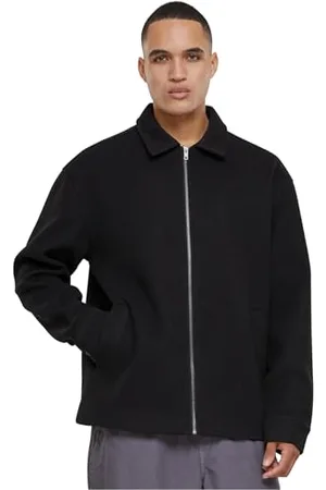 Urban classics Herren TB6387-Basic Blouson Jacket Jacke, Black, S