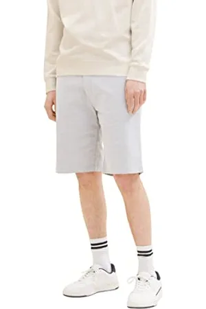 TOM TAILOR Herren Slim Chino Bermuda Shorts mit Stretch, , S