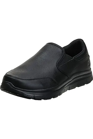 Skechers Arbeit Herren Flex Vorteil SR - Bronwood Leder Loafer