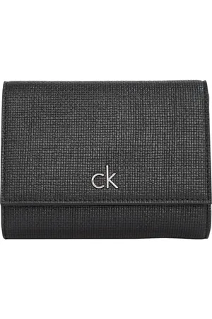 Calvin Klein Damen Geldbörse Daily Medium Trifold Klein, Schwarz (Ck Black), Einheitsgröße