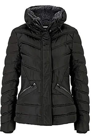 TOM TAILOR Damen Stehkragen Pufferjacke mit recyceltem Polyester 1026989, , M