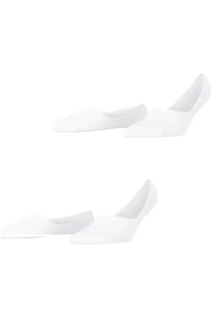 Burlington Damen Füßlinge Everyday Multipack W In Baumwolle unsichtbar einfarbig 2 Paar, , 41-42