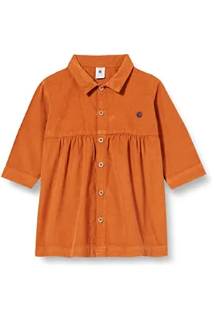 Petit Bateau Baby Mädchen Langarmkleid, , 12 Monate