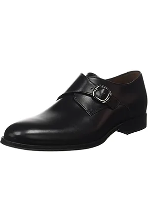 Lottusse Herren L7024_105462 Monk-Strap Loafer, Negro, 42.5 EU