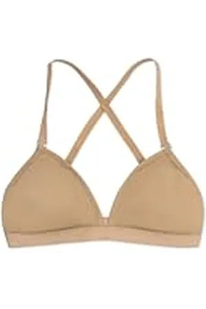 Capezio Damen Deep Neck Clear Back Bra Sport-BH, Durchsichtig, , Medium