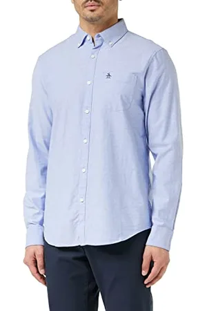 Original Penguin Herren Ls Eco Oxford W Stre Hemd, , XL