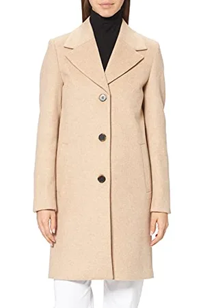 SELECTED BLACK Damen SLFNEW SASJA Wool Coat B Mantel, , 42