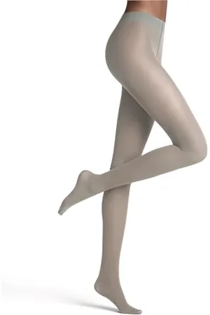 Falke Damen Strumpfhose Matt Deluxe 30 DEN W TI transparent einfarbig 1 Stück, Grau (Arctic Grey 3173), S-M