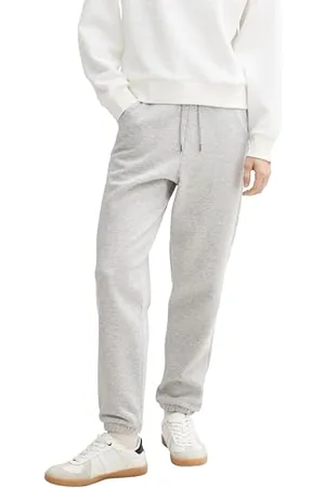 TOM TAILOR Damen 1044769 Jogginghose mit weitem Bein, 10411-Grey Melange, XS