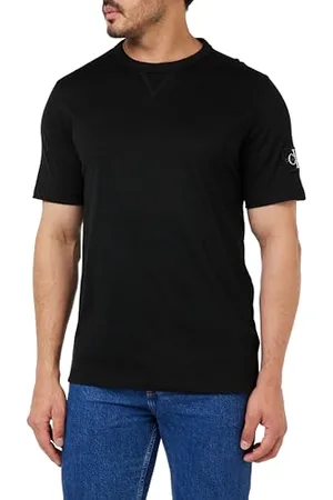 Calvin Klein Herren T-Shirt Kurzarm Badge Regular Tee Rundhalsausschnitt, , XXL