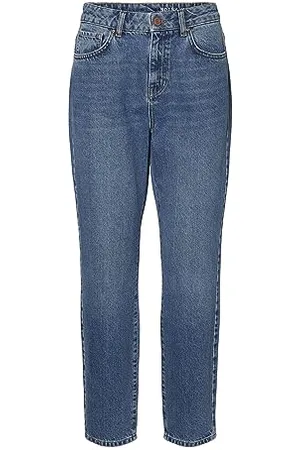 Noisy May NOS DE Damen Nmisabel Hw Ankl Mom Jns Ki018mb Bg Noos Straight Jeans, , 27W / 32L EU