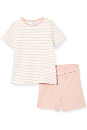 Sanetta Baby-Mädchen kurz rosa Kleinkind-Schlafanzüge, , 104