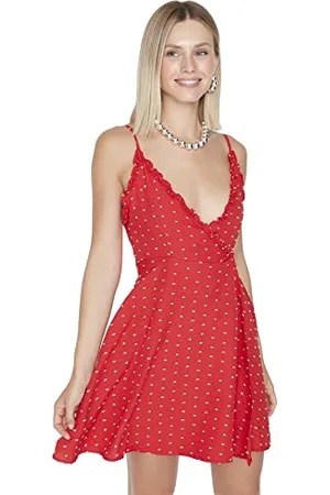 Trendyol Damen Mini Standard Regular Dress Kleid, , 62