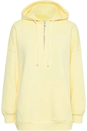 TheJoggConcept JCSAFINE Damen Sweatshirt Pullover Sweater Hoodie Kapuzen-Pullover mit Kapuze mit Reißverschluss mit Känguru-Tasche, Größe:M, Farbe: