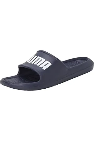 PUMA Unisex Divecat V2 Lite Slide Sandal, Peacoat White, 48.5 EU