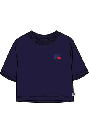 Russell Athletic E34001-NA-190 BEHR - Tee Shirt T-Shirt Damen Navy Größe S