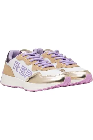 Replay Mädchen Sneaker mit Schnürung, Mehrfarbig (White Multi 2081), 36