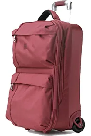Biba Reisekoffer mit Rollen Unisex aus Polyester+ABS, Handgepäck Koffer mit Trolley Travel Meri G MG20, Griffwagen, Reißverschluss, Polyester+ABS, Rote Farbe