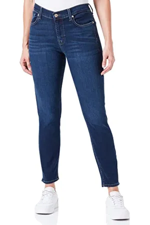 7 for all Mankind Damen The Ankle Skinny Bair Eco Jeans, , 31W / 31L EU