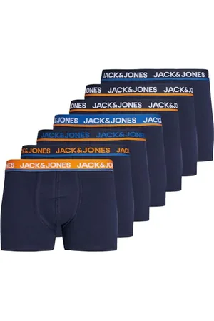 JACK & JONES JACBASIC Navy Trunks 7 Pack