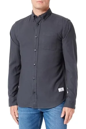 JACK & JONES Herren Jprblubrook Solid Twill Shirt L/S Freizeithemd 12238033 , ,L