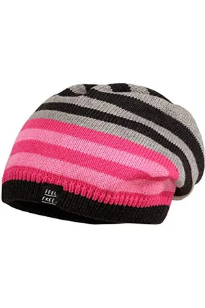 maximo Baby-Mädchen mit Streifen Mütze, , (Herstellergröße: 47/49)