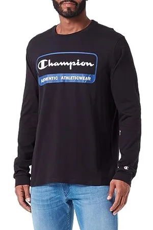 Champion Herren Legacy Graphic Shop Authentic-L-s Crewneck Langärmeliges T-Shirt, , L