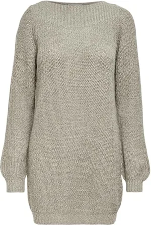JDY Damen whitney Megan L/S Boat Dress Knt Noos Kleid, , L