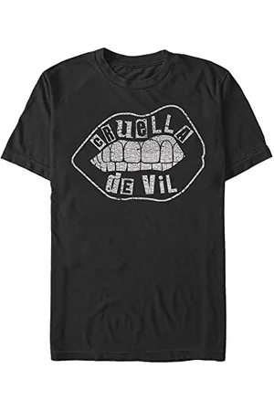 Disney Unisex Dnca Lip Embroidery Organic Short Sleeve T-shirt T-Shirt, , L
